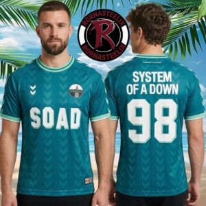 System Of A Down London 2026 Exclusive Merch At Tottenham Hotspur Stadium On July 13 15 2026 Hummel Toxicity Football Jersey