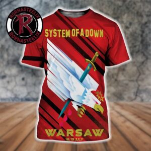 System Of A Down Warsaw 2026 Event Poster At PGE Narodowy On July 18 19 2026 All Over Print Shirt