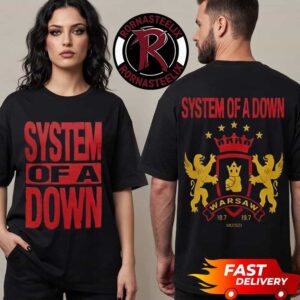 System Of A Down Warsaw 2026 Event Tee At PGE Narodowy On 18 And 19 July 2026 Poland Unisex T Shirt Two Sided