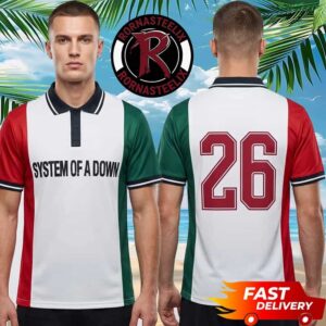 System Of A Down Warsaw 2026 Official Merch Show At PGE Narodowy On July 18 19 2026 In Warsaw PL Polo Shirt