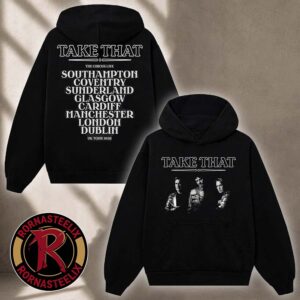 Take That The Circus Live Summer 2026 Black Hoodie Official Merchandise
