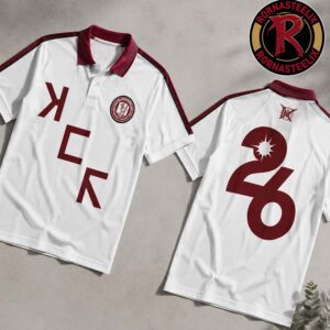 The Black Parade Tour 2026 MCR Anfield Liverpool White Soccer Polo Jersey by DRAAG