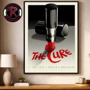 The Cure Berlin 2026 Limited Event Poster Night 2 At Parkbuhne Wuhlheide Berlin On July 11 2026 Poster Decor Canvas