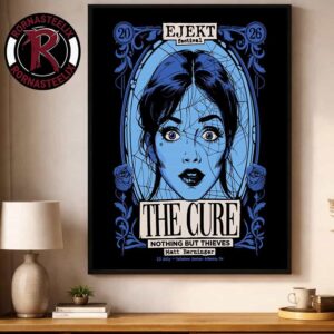 The Cure Event Poster At Ejekt Festival 2026 At Telekom Center Athens On July 15 2026 Poster Decor Canvas
