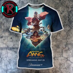 The First Official Poster For Avatar Aang The Last Airbender Releasing On Paramount+ On July 25 2026 All Over Print Shirt