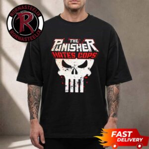 The Punisher Hates Cops Skull Unisex T Shirt