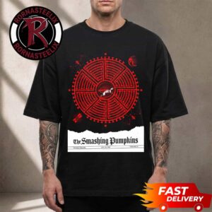 The Smashing Pumpkins 2026 Official Lollapalooza After Party Poster At Riviera Theatre On July 29 2026 Chicago IL Unisex T Shirt