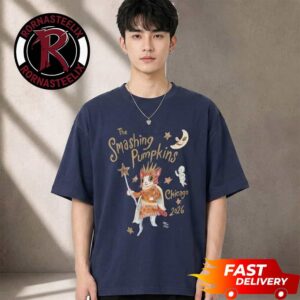 The Smashing Pumpkins x Mary Baseman Chicago 2026 Lollapalooza Festival 2026 Pumpkinpalooza Homecoming At Chicago Illinois On July 29 2026 Fairy Cat Unisex T Shirt Two Sided