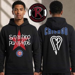 The Smashing Pumpkins x Chicago Cubs USB Exclusive Pop Up Merchandise 2026 Logo Unisex Hoodie