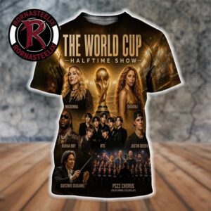 The World Cup Half Time Show Setlist Artis FIFA World Cup 2026 Final All Over Print Shirt