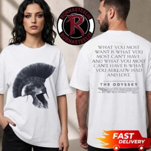 Travis Scott Cactus Jack x The Odyssey Sirens 2026 Exclusive Merchandise Unisex T Shirt Two Sided