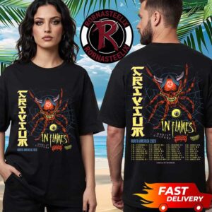 Trivium Band North America 2026 The Crown In The Grave Tour 2026 Schedule Tour Dates Unisex T Shirt Two Sided