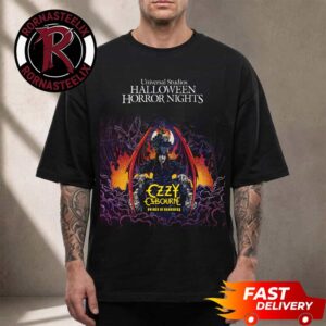Universal Studios Halloween Horror Nights Ozzy Osbourne Prince Of Darkness Unisex T Shirt