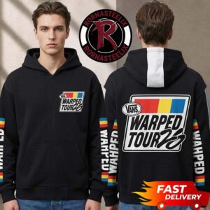 Vans Warped Tour 2026 Long Beach Merchandise VHS Collection Official Unisex Hoodie