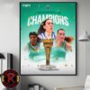 Official WNBA 2026 Commissioner’s Cup Champions New York Liberty Victory Home Decor Poster Canvas