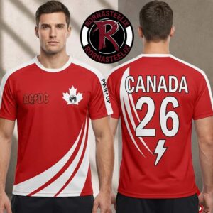 ACDC Canada Pwr Up Tour 2026 Exclusive Merch At The Commodore Ballroom Canada Jersey