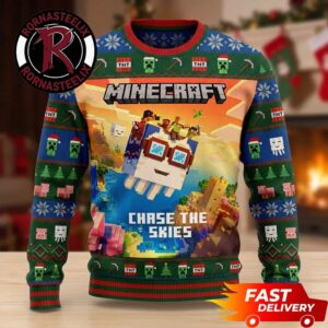 Adventure Chase The Skies Minecraft Ugly Sweater