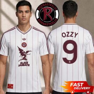 Aston Villa x Black Sabbath Exclusive Football Jersey 2026
