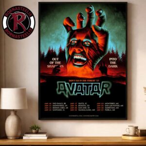 Avatar Band Dont Go In The Forest 27 Out Of The Shadows Into The Dark Schedule Mexico Tour Dates 2027 Poster Decor Canvas