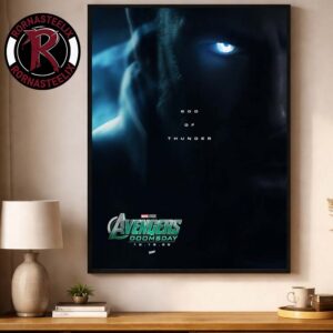 Avengers Doomsday Marvel Studios December 18 2026 Thor God Of Thunder Poster Decor Canvas