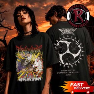 Babymetal LuckyFes 26 Exclusive Merchandise Quick Dry Unisex T Shirt Two Sided