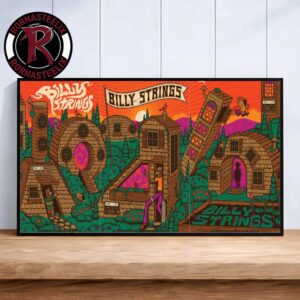Billy Strings Fishers IN 2026 Poster 3 Nights Live At The Fishers Event Center On August 6 8 2026 Art By Status Serigraph