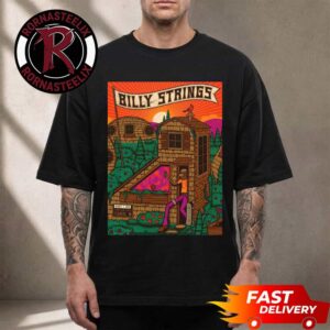 Billy Strings Fishers IN 2026 Poster Night 2 Live At The Fishers Event Center On August 7 2026 Art By Status Serigraph Unisex T Shirt