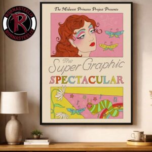 Chappell Roan The Super Graphic Spectacular The Midwest Princess Project Presents Poster Decor Canvas