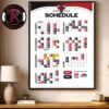 Cleveland Cavaliers NBA Official Schedule 2026 27 Season Poster Cleveland Cavaliers NBA Official Schedule 2026 27 Season Poster