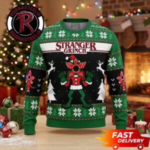 Demogorgon Stranger Grinch Gift Stranger Things Ugly Sweater
