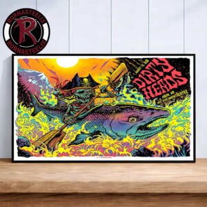 Dirty Heads Auburn WA 2026 Event Poster At White River Amphitheatre On August 13 2026 Poster Decor Canvas