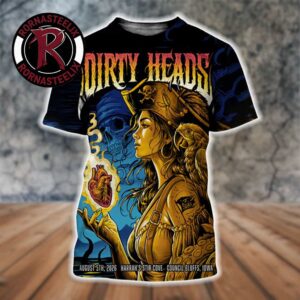 Dirty Heads Iowa 2026 Event Poster At Harrah’s Stir Cove On August 5 2026 In Council Bluffs Iowa So Glad You Made It Tour All Over Print Shirt