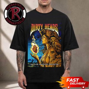 Dirty Heads Iowa 2026 Event Poster At Harrah’s Stir Cove On August 5 2026 In Council Bluffs Iowa So Glad You Made It Tour Unisex T Shirt