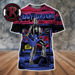 Foo Fighters Detroit Event Poster 2026 At Ford Field In Detroit MI On August 6 2026 The Future Of Rock Enforcemont All Over Print Shirt