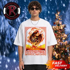 Foo Fighters Nashville TN 2026 Event Poster At Nissan Stadium On August 15 2026 Fire Chicken Unisex T Shirt