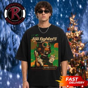 Foo Fighters Santiago 2027 Event Poster At Parque Estadio Nacional On February 28 2027 Chile Unisex T Shirt