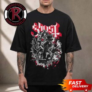 Ghost Band Paint The Town Red 2026 Unisex T Shirt