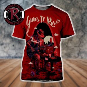 Guns N Roses St Louis MO Event Poster 2026 At Busch Stadium On August 16 2026 Comeback After 9 Years All Over Print Shirt