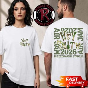 Hey Smith x Air Jam 2026 Logo White Tee Official In Zozomarine Stadium On November 7 2026 Unisex T Shirt Two Sided