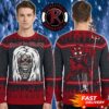 Iron Maiden Black And Red Pattern Eddie Star Iron Maiden Ugly Sweater Iron Maiden Black And Red Pattern Eddie Star Iron Maiden Ugly Sweater
