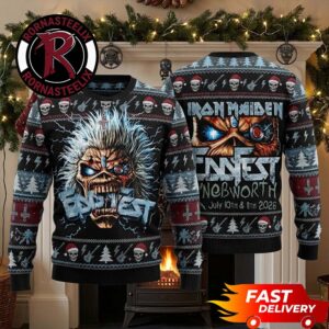 Iron Maiden EddFest Knebworth?Christmas Holiday Iron Maiden Ugly Sweater