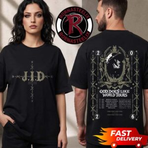 JID God Does Like World Tours 2026 Exclusive Merchandise Tour