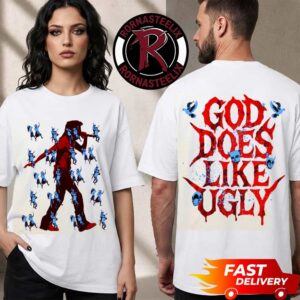 JID Fade White God Does Like Ugly Graphic Unisex T Shirt Two Sided