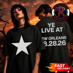 Kanye West Ye Live At New Orleans On August 14 2026 At Caesars Superdome Unisex T Shirt Two Sided