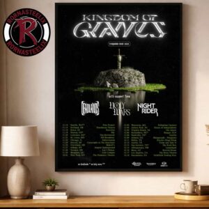 Kingdom Of Giants The Respawn Tour 2026 Fall Schedule Tour Dates Poster Decor Canvas