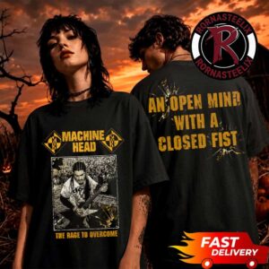 Machine Head Burn My Eyes Merch Tee Celebrates 32 Anniversary The Rage To Overcome Unisex T Shirt Two Sided