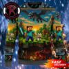 Minecraft Steve vs Ender Dragon Minecraft Ugly Sweater Minecraft Steve vs Ender Dragon Minecraft Ugly Sweater