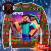 Merry Christmas Minecrafters 2026 Fan Gift Minecraft Ugly Sweater