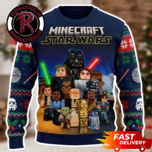Minecraft x Star Wars All Characters 2026 Christmas Fan Gift Minecraft Ugly Sweater