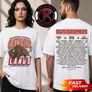 Outside Lands 2026 Merch Tee Mascot Event At Golden Gate Park In San Francisco CA On August 7 9 2026 Unisex T Shirt Two Sided